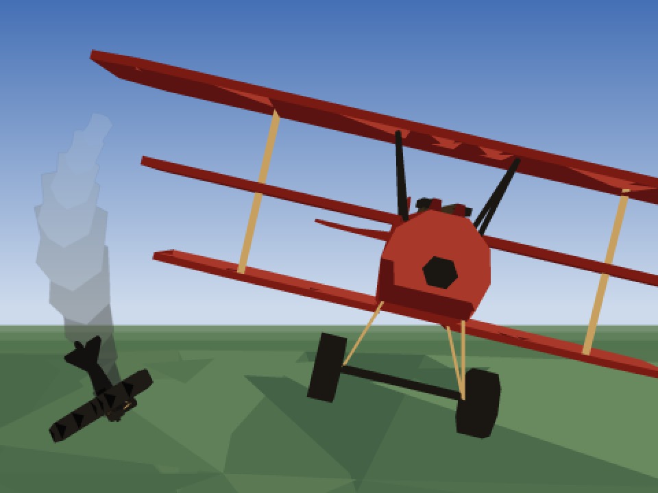 Gameplay screenshot of SGFC in flight